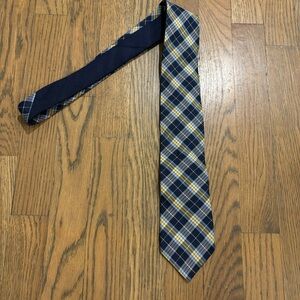 Tommy Hilfiger 100% Silk Plaid Necktie